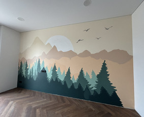 Interjero dekoravimas - Pie&scaron;imas/tapymas ant sienų, murals, pie&scaron;imas ant stiklo - 1