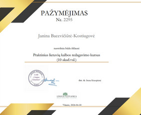 Straipsnių redagavimas - Tekstų redagavimas, korektūra, klaidų taisymas - 1