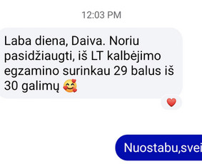 Mokymai, kursai, kalbos - Lietuvių kalbos mokytoja korepetitorė - 1
