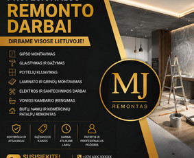 Statybos darbai - Kokybi&scaron;ki remonto darbai visoje Lietuvoje - 1