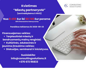 ES paramos projektų rengimas ir administravimas - Finansavimo paie&scaron;ka, parai&scaron;kų rengimas. - 2