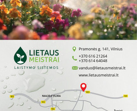 Aplinkos tvarkymas, apželdinimas - Laistymo sistemų projektavimas, įrengimas. - 4