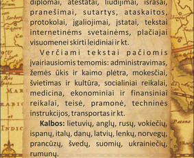 Vertimas ra&scaron;tu norvegų kalba - Vertimai, tarpininkavimas tvirtinant notari&scaron;kai - 1