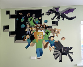 Interjero dekoravimas - Pie&scaron;imas/tapymas ant sienų, murals, pie&scaron;imas ant stiklo - 3