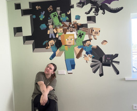 Interjero dekoravimas - Pie&scaron;imas/tapymas ant sienų, murals, pie&scaron;imas ant stiklo - 2