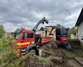 4t Mini ekskavatoriaus,bobcat.polių grežimas.griovimas / Spec. technikos nuoma Vilnius / Darbų pavyzdys ID 4419196