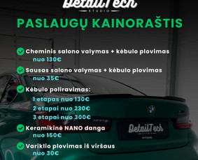 Cheminis + Poliravimas + Keramika nuo 300€! / DetailTech / Darbų pavyzdys ID 4420126