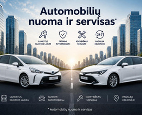 Nuomos paslaugos - Toyota Corolla Prius+ Nuoma - 1