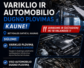 Automobilių plovyklos - Automobiliu plovykla variklių plovimas i&scaron; vir&scaron;aus ir apačios - 2