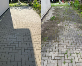 Statybos, apdaila - Fasadų ir trinkelių plovimas - 3