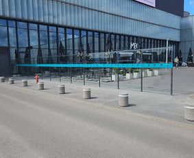 Vidaus apdailos darbai - Stiklo k-jos, berėmės pertvaros, montavimas - 2
