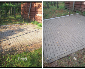 Stogų ir lietvamzdžių valymas - Stogų, fasadų, trinkelių, tvorų plovimas - 4