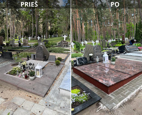 Kapų tvarkymas, priežiūra - Angelų vizija - kapų tvarkymas - 1