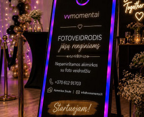 Kitos laisvalaikio paslaugos - Fotoveidrodžio Nuoma Jūsų &Scaron;ventei - 1