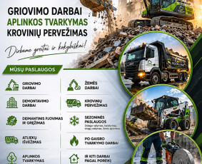 Griovimo darbai - Griovimo ir aplinkos priežiūros darbai - 3
