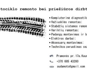 Motociklų remontas - Motociklų priežiūra, remontas - 2