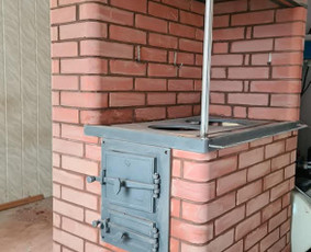 Vidaus apdailos darbai - Kokliniai pečiai, židiniai, lauko židiniai, ir jų apdaila - 3