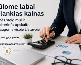 Inventorizacija - Buhalterinė apskaita, įmonių steigimas - 1