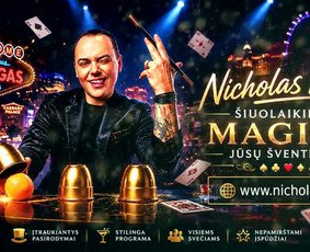 Renginiai, &scaron;ventės - [Vip] Iliuzionistas - Nicholas Kin - 3