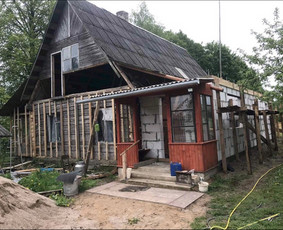 Statybos darbai - Senų medinių namų renovacija,rekonstrukcija, Stogu Keitimas - 4