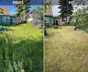 Pievų &scaron;ienavimas - Profesionali Vejos Ir Aplinkos Priežiūra Kaune ir ne tik - 1