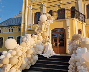 &Scaron;ventinės įrangos nuoma - Foto sienelės, balionų girliandos ir personalizavimas - 1