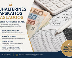 Paslaugos verslui - Buhalterinės Apskaitos Tvarkymas - 1