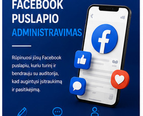 Facebook puslapio administravimas - Meta, Google Ads reklama ir optimizavimas, Sopify paketas - 1