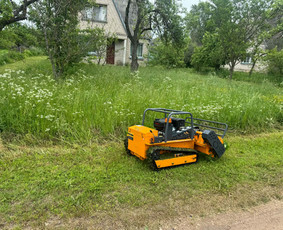 Vejos priežiūra, įrengimas - Pjauname žolę su robotu mulčeriu! - 3