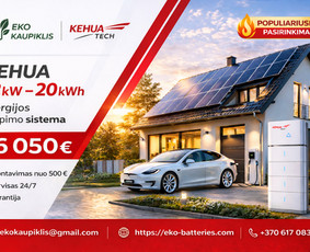 Energijos kaupikliai (baterijos) - Pramoniniai ir buitiniai energijos kaupikliai,saulės panele - 3