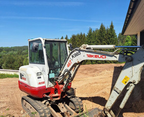 Įvairios technikos nuoma - Ekskavatoriaus, mini krautuvo, dumperių nuoma - 2