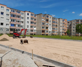 Aplinka, sodas - Trinkelių klojimas/bortų dėjimas/gerbūvis - 2