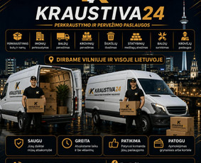 Perkraustymo paslaugos - Kraustiva24 - 2
