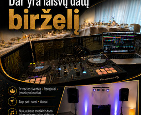 Djs - Dj smagiems vakarams/ privačioms &scaron;ventėms/barams - 1
