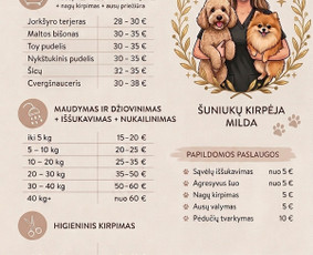 &Scaron;unų ir kačių kailio priežiūra - Kviečiu pasirūpinti savo augintinio grožiu ir gera savijauta - 3