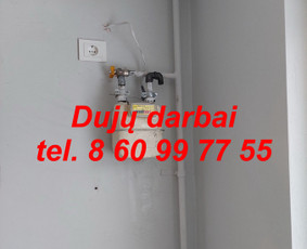 Dujų Skaitiklio Perkėlimas Dujinių Viryklių Prijungimas / DUJŲ VIRYKLIŲ PAJUNGIMAS / Darbų pavyzdys ID 4439862