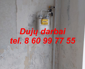 Dujų Skaitiklio Perkėlimas Dujinių Viryklių Prijungimas / DUJŲ VIRYKLIŲ PAJUNGIMAS / Darbų pavyzdys ID 4439866