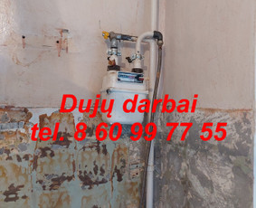 Dujų Skaitiklio Perkėlimas Dujinių Viryklių Prijungimas / DUJŲ VIRYKLIŲ PAJUNGIMAS / Darbų pavyzdys ID 4439874