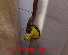 Dujų Skaitiklio Perkėlimas Dujinių Viryklių Prijungimas / DUJŲ VIRYKLIŲ PAJUNGIMAS / Darbų pavyzdys ID 4439886