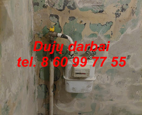 Dujų Skaitiklio Perkėlimas Dujinių Viryklių Prijungimas / DUJŲ VIRYKLIŲ PAJUNGIMAS / Darbų pavyzdys ID 4439888