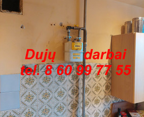 Dujų Skaitiklio Perkėlimas Dujinių Viryklių Prijungimas / DUJŲ VIRYKLIŲ PAJUNGIMAS / Darbų pavyzdys ID 4439912