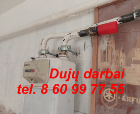 Dujų Skaitiklio Perkėlimas Dujinių Viryklių Prijungimas / DUJŲ VIRYKLIŲ PAJUNGIMAS / Darbų pavyzdys ID 4439914