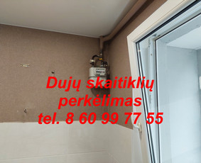 Santechnikai, santechnikos darbai - Dujų Skaitiklio Perkėlimas Dujinių Viryklių Prijungimas - 4