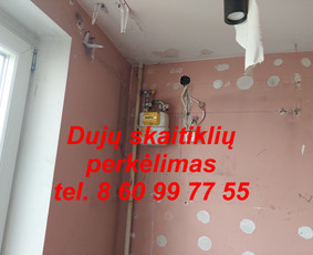Santechnikai, santechnikos darbai - Dujų Skaitiklio Perkėlimas Dujinių Viryklių Prijungimas - 1