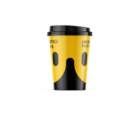 HappyCafe kavos puodelio dizaino sukūrimas. Linksmiausia kava mieste.