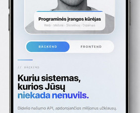 Interneto svetainių, programinių sistemų kūrimas ir Seo / Oners.dev.lt / Darbų pavyzdys ID 4442178