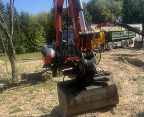 Žemės kasimas, lyginimas - Statybines tachnikos,savivarcio Su fiskaru nuoma - 2