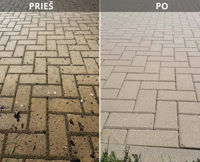 Trinkelių valymas - Trinkelių, fasadų, stogų plovimas/atnaujinimas - 1