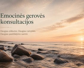 Psichologai, psichoterapeutai - Emocinės gerovės konsultacijos. Psichologinė pagalba. - 1