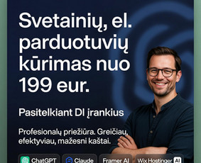 Interneto svetainių kūrimas - Profesionalių svetainių, parduotuvių kūrimas, Seo - 1